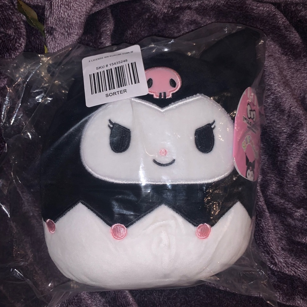 Kuromi Squishmallow (8” Sanrio Plush) (NWT Hot Topic Exclusive)